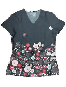 Fun Scrub Mauve Daisy Small