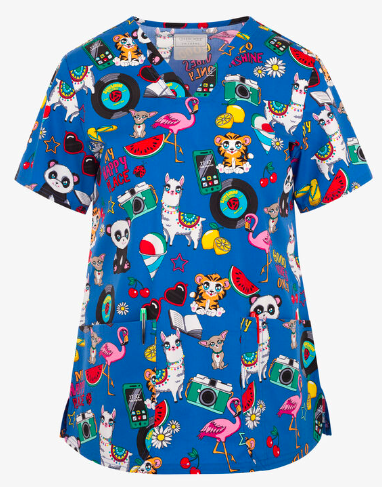 Fun Scrubs Happy Vibes – All About Uniforms Morisset
