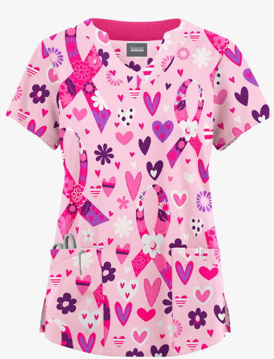 Fun Scrubs Hope Heals Blush