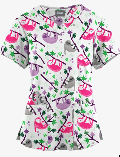 Fun Scrubs Slew of Sloths