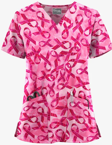 Fun Scrubs Pink Courage Fuchsia