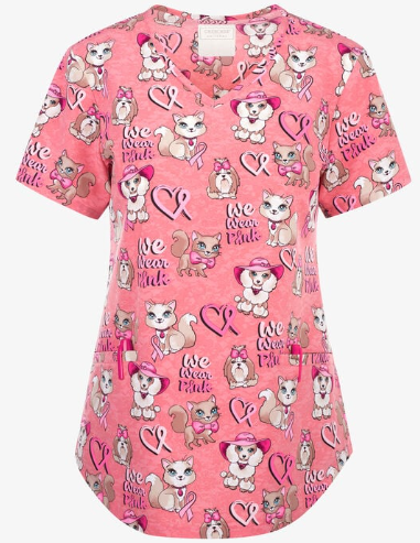 Fun Scrubs We Wear Pink
